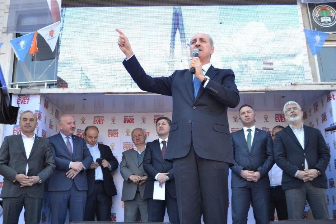 Kurtulmuş: &rdquo;evet&rsquo;in Sesi Pensilvanya&rsquo;dan Duyulmalı&rdquo;