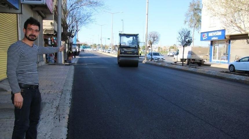 B&uuml;y&uuml;kşehirin Haftasonu Asfalt Mesaisi