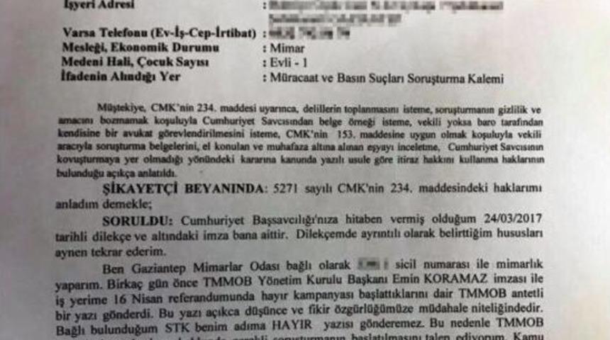 Mimardan &lsquo;hayır&rsquo;a Su&ccedil; Duyurusu