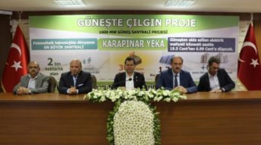 Altunyaldız, Karapınar Yenilenebilir Enerji Kaynak Alanları Projesini İnceledi