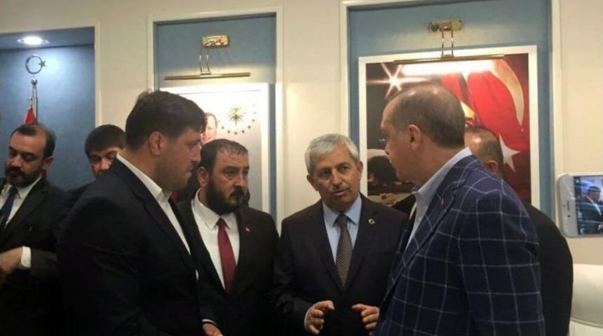 Başpehlivan Recep Kara, Cumhurbaşkanı Erdoğan İle Bir Araya Geldi