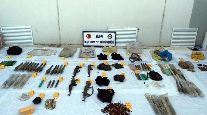 Silopi'de Pkk'nın Silah Ve M&uuml;himmatı Bulundu