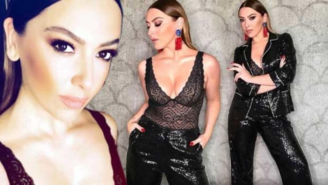Hadise'nin cesur g&ouml;ğ&uuml;s dekoltesi sosyal medyayı salladı!