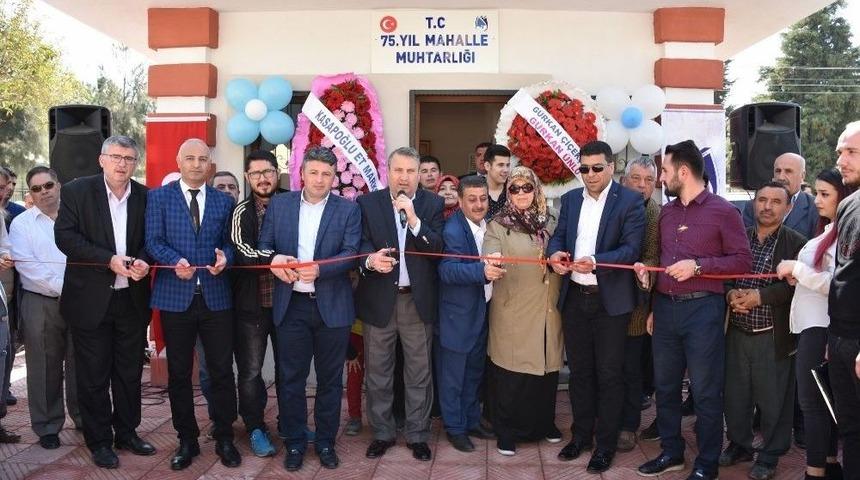 75. Yıl Mahallesi Muhtarlık Binasına Kavuştu