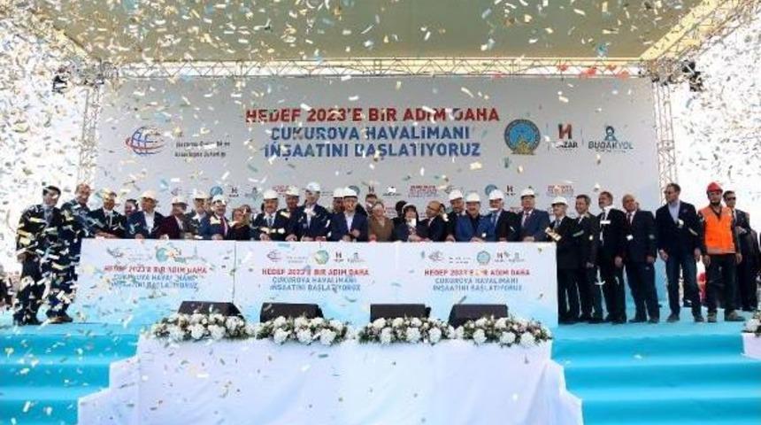 &Ccedil;ukurova B&ouml;lgesel Havalimanı Inşaatı Yeniden Başladı