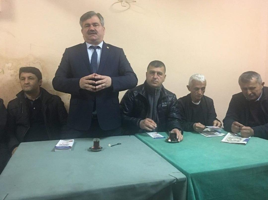 &Ccedil;aturoğlu, Referandum &Ccedil;alışmalarına K&ouml;ylerde Devam Etti