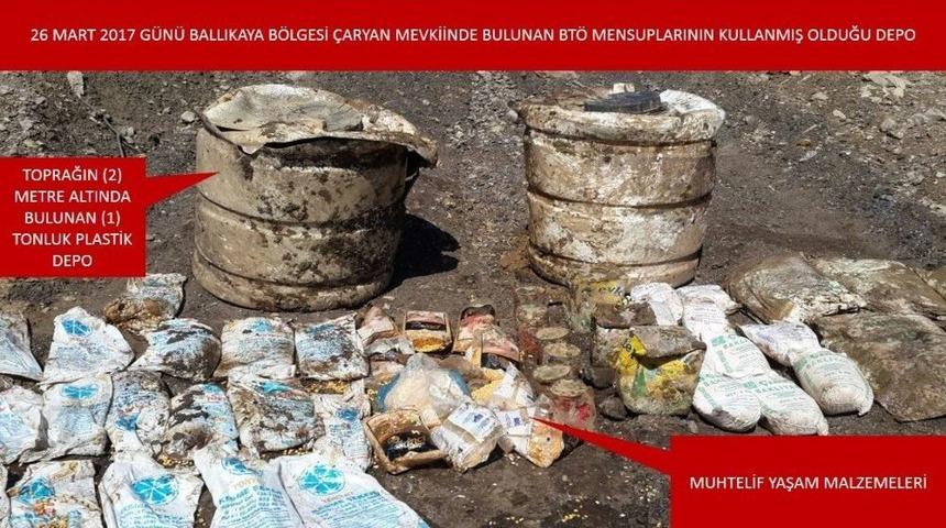 Şırnak&rsquo;ta Yaşam Malzemesi Ele Ge&ccedil;irildi