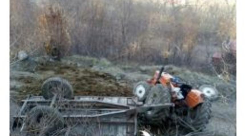 Tokat&rsquo;ta Trakt&ouml;r Kazası: 1 &Ouml;l&uuml;