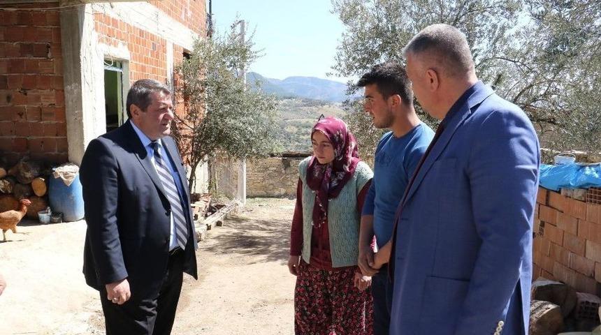 Evi Yanan Aileye Yardım Eli B&uuml;y&uuml;kşehirden