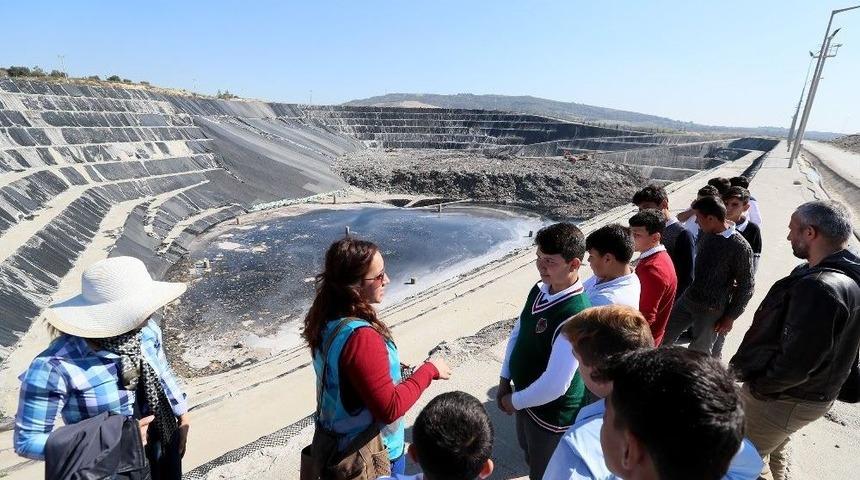 &Ouml;ğrenciler, Entegre Katı Atık Değerlendirme Tesisini Gezdi
