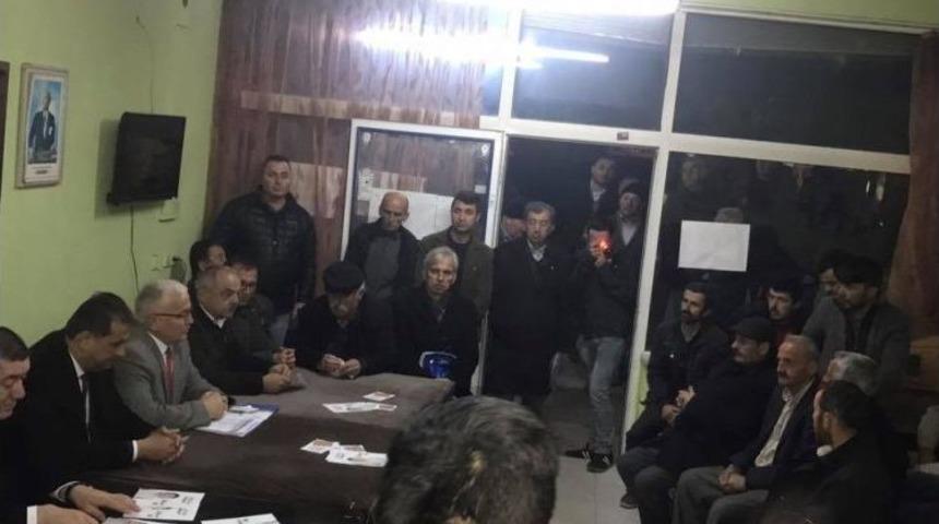 Başkan Tekin, Referandum &Ccedil;alışmalarına K&ouml;y Ziyaretleriyle Devam Ediyor