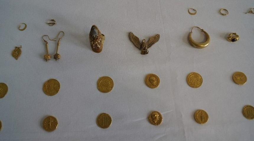 Jandarmadan Tarihi Eser Ka&ccedil;ak&ccedil;ılarına Operasyon