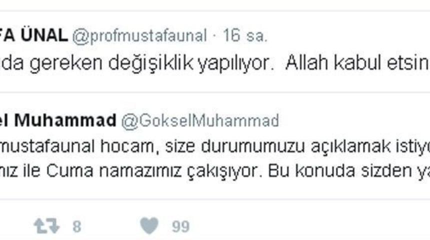 Cuma Namazı Saatine Denk Gelen Sınava Rekt&ouml;r&rsquo;den D&uuml;zenleme S&ouml;z&uuml;