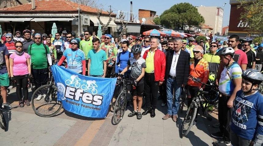 250&rsquo;ye Yakın Bisiklet&ccedil;i &rsquo;doğa İ&ccedil;in&rsquo; Pedala Bastı
