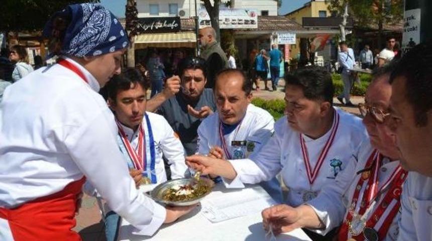 G&ouml;cek'te Y&ouml;resel Lezzetler Yarıştı