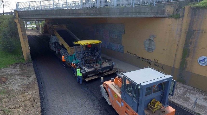 K&ouml;sek&ouml;y&rsquo;de Bozuk Zeminler Asfaltlanıyor