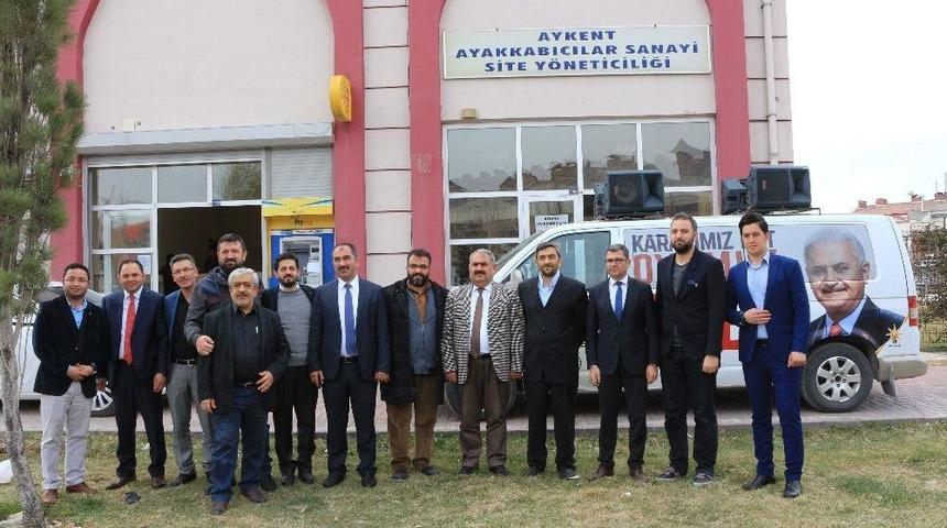 Milletvekili Etyemez, Ayakkabıcı Esnafıyla Bir Araya Geldi