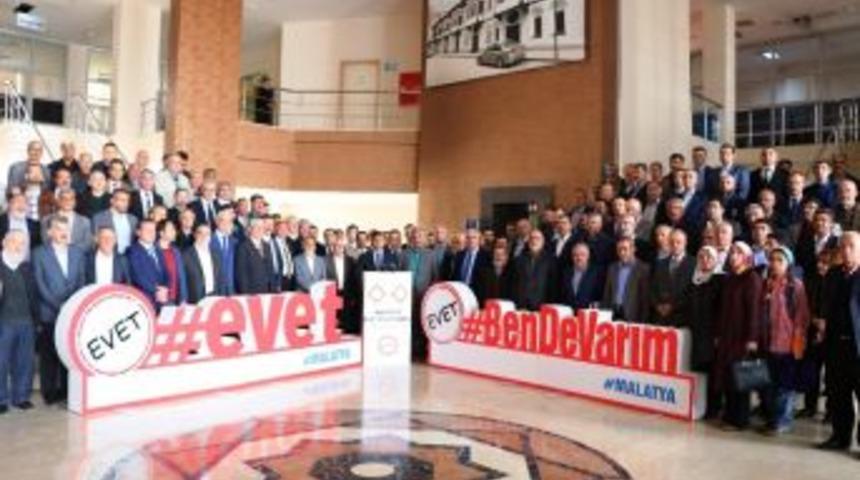 Malatya&rsquo;da 135 Stk&rsquo;nın Oluşturduğu &rsquo;evet Platformu&rsquo;ndan Ortak &Ccedil;ağrı