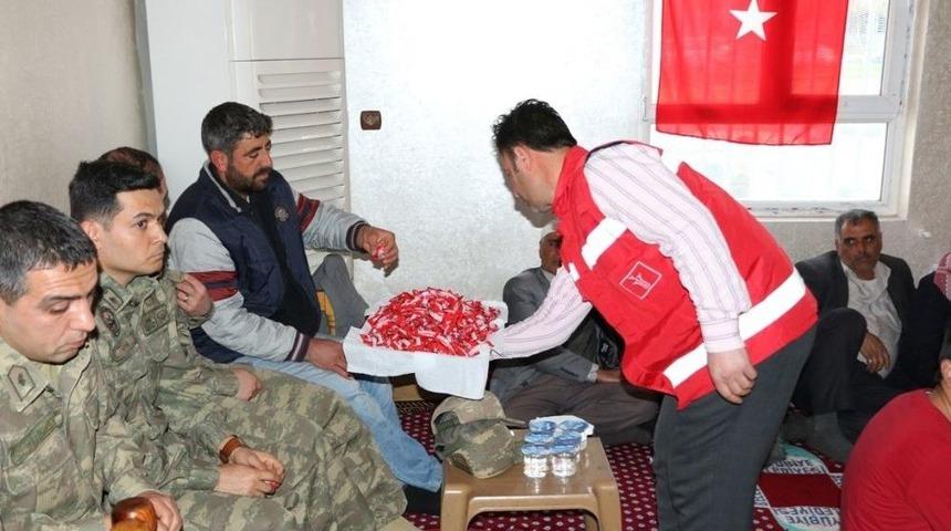 Şehit Asker İ&ccedil;in Mevlit Okutuldu