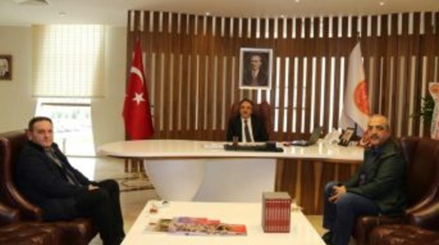 Eğitim Bir-sen Tokat Şube Başkanı Ceylan&rsquo;dan Rekt&ouml;r Bağlı&rsquo;ya Ziyaret