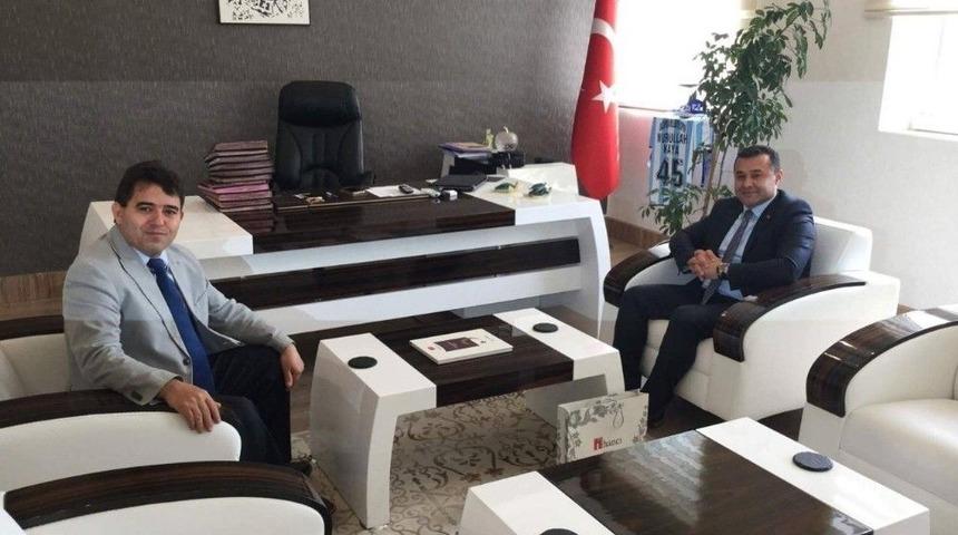 Başkan Y&uuml;cel, Gazipaşa Kaymakamı Kaya&rsquo;yı Ziyaret Etti