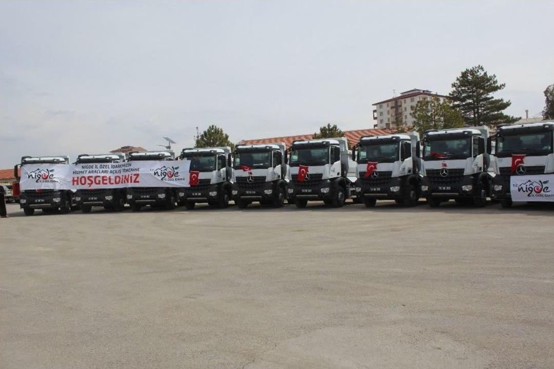 Niğde İl &Ouml;zel İdaresi, Ara&ccedil; Filosuna 33 Yeni Ara&ccedil; Kazandırdı