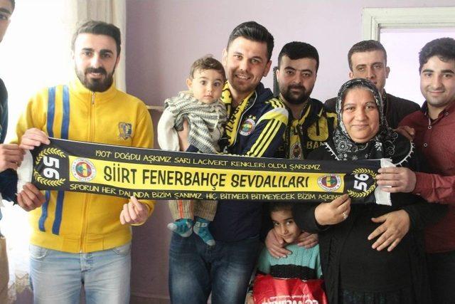 Siirt Fenerbahçe Taraftarlarından Acılı Aileye Destek Çıktı