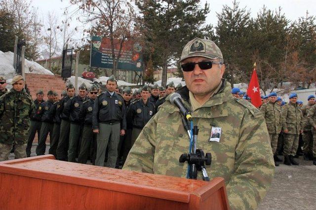 Şehit Astsubaya Uğurlama Töreni Düzenlendi