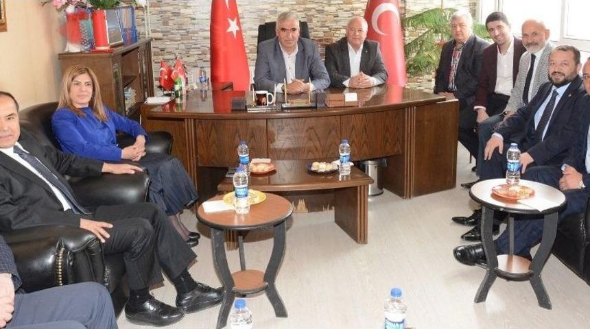 Aksaray Ak Parti&rsquo;den Mhp&rsquo;ye Birlik Beraberlik Ziyareti
