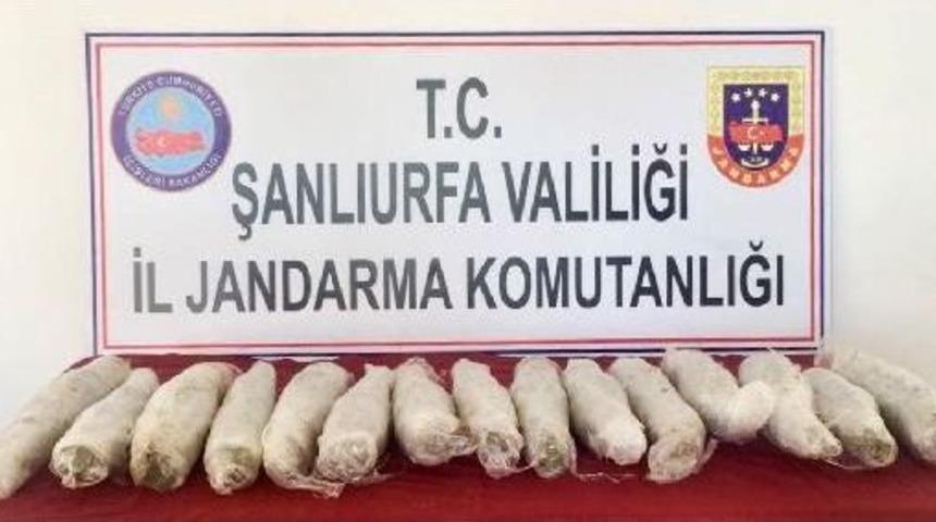 Siverek'te 11 Kilo 560 Gram Esrar Ele Ge&ccedil;ti