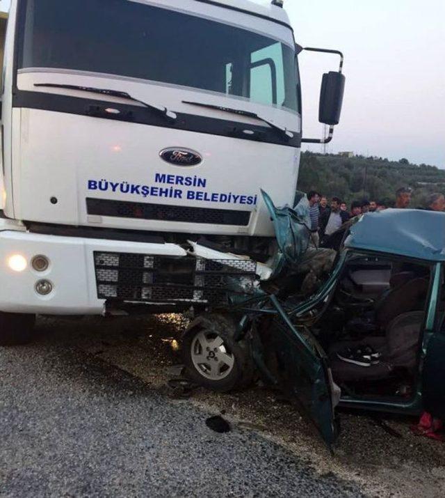 Mersin’de Trafik Kazası: 1 Ölü, 5 Yaralı