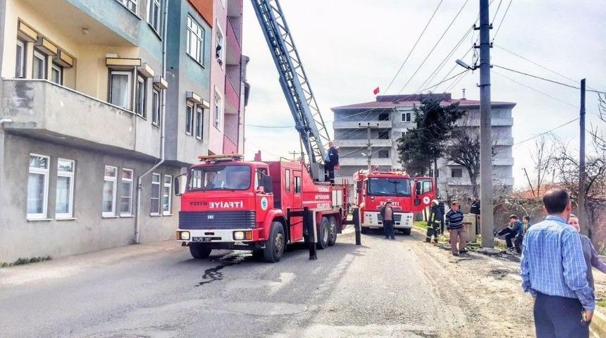 Apartmanda Yangın Paniği