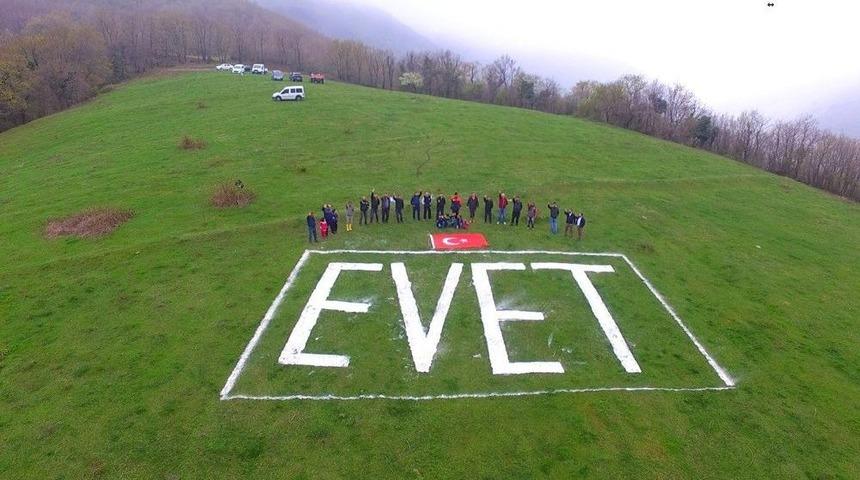 Dağa “evet” Yazdılar