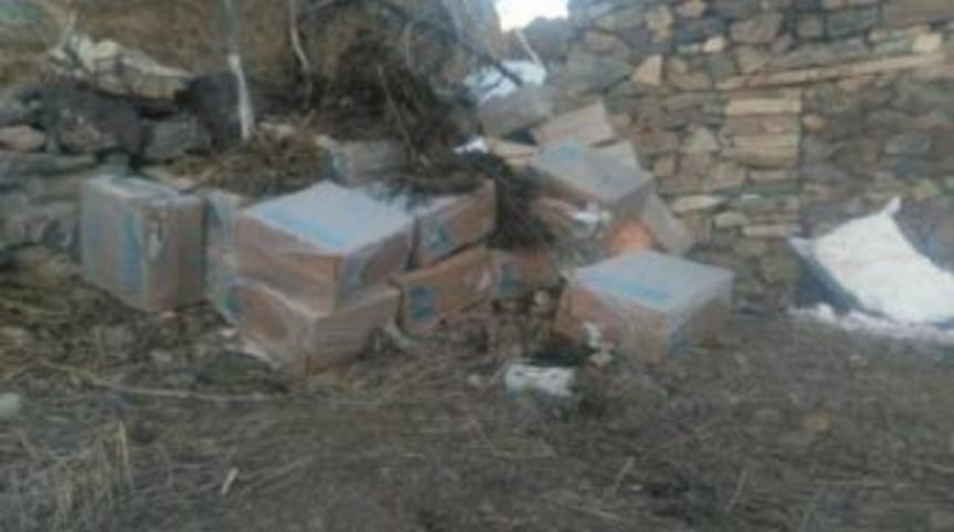 Mezradaki Evden 33 Bin Paket Ka&ccedil;ak Sigara &Ccedil;ıktı