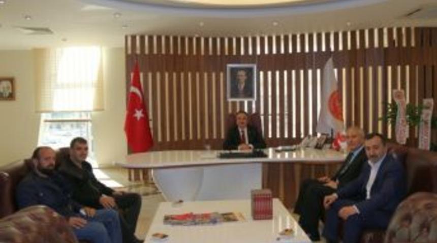 Nevşehir Vatan Şehitleri Ve Gazileri Derneği Rekt&ouml;r Bağlı&rsquo;yı Ziyaret Etti