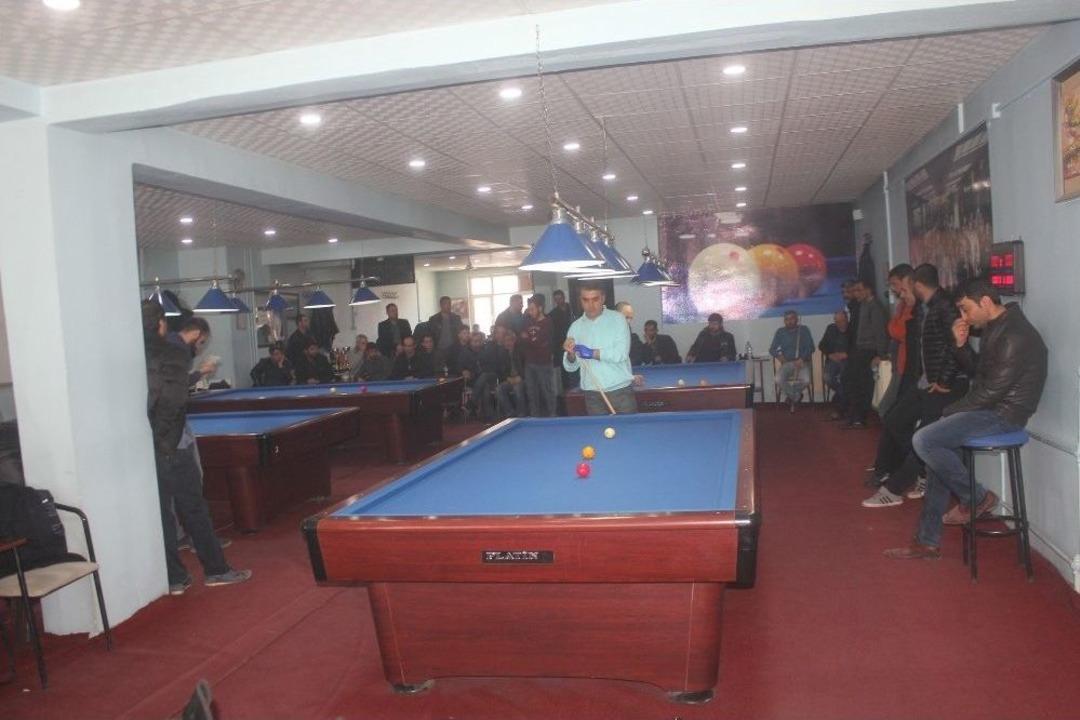 Ağrı&rsquo;da B&ouml;lgesel Bilardo Turnuvası D&uuml;zenlendi