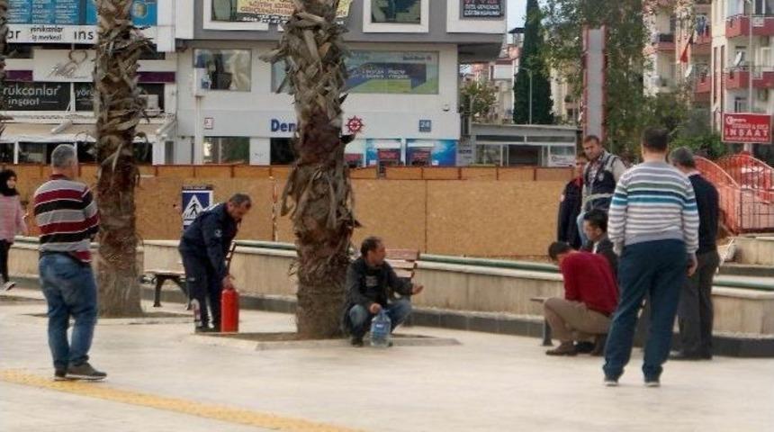 Antalya&rsquo;da İşsiz Vatandaşın Benzinli İntihar Girişimi