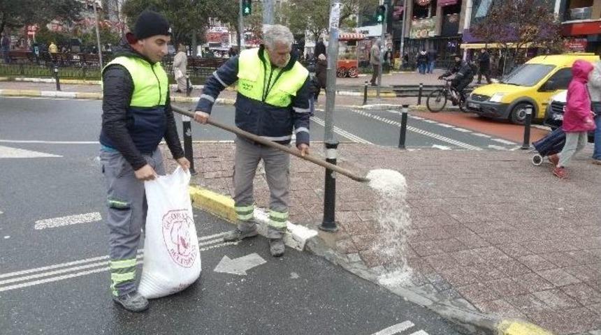 Gaziosmanpaşa&rsquo;da Ekipler Kar N&ouml;betinde