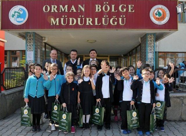 İlkokul Öğrencilerinden Kütahya Orman Bölge Müdürlüğüne Ziyaret