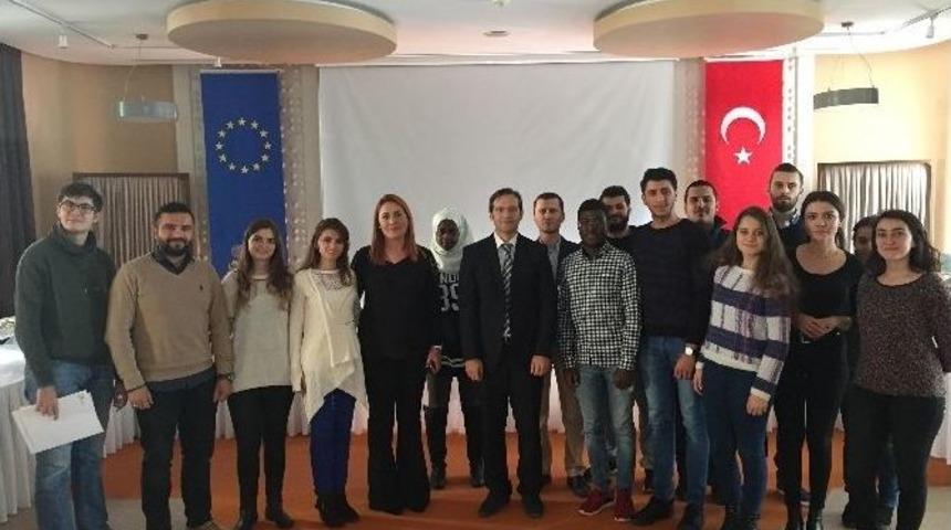 Edirne Ab Bilgi Merkezi T&uuml; &Ouml;ğrencileriyle Buluştu