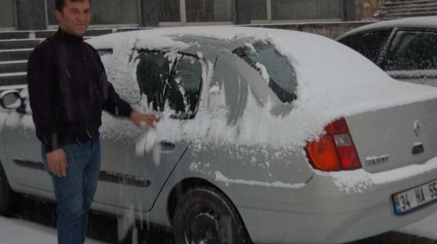 Bitlis&rsquo;te Kar Yağışı