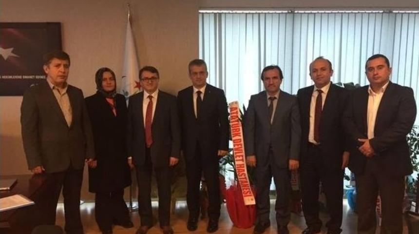 Kamu Hastaneleri Genel Sekreteri Erdem&rsquo;e &rsquo;hayırlı Olsun&rsquo; Ziyaretleri