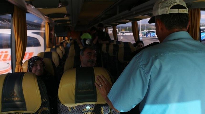 Sivas&rsquo;ta Otob&uuml;slerde Bayram Denetimi