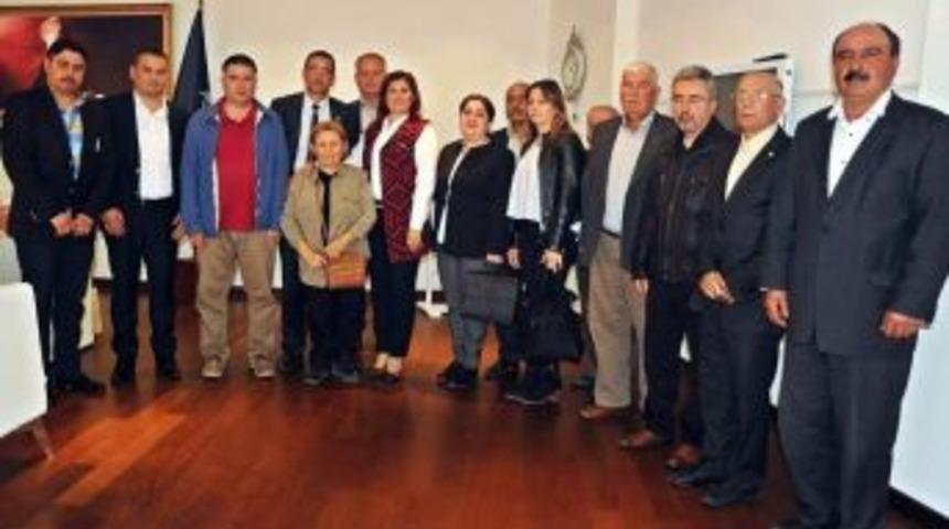 Chp Germencik İl&ccedil;e Y&ouml;netiminden &Ccedil;er&ccedil;ioğlu&rsquo;na Ziyaret