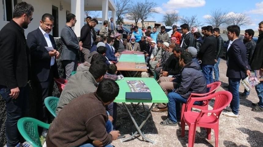 Başkan Ayhan Referandum Turunu S&uuml;rd&uuml;r&uuml;yor