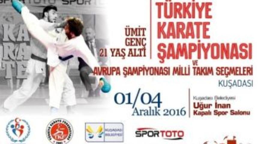 T&uuml;rkiye Karate Şampiyonası Kuşadası&rsquo;nda Yapılacak