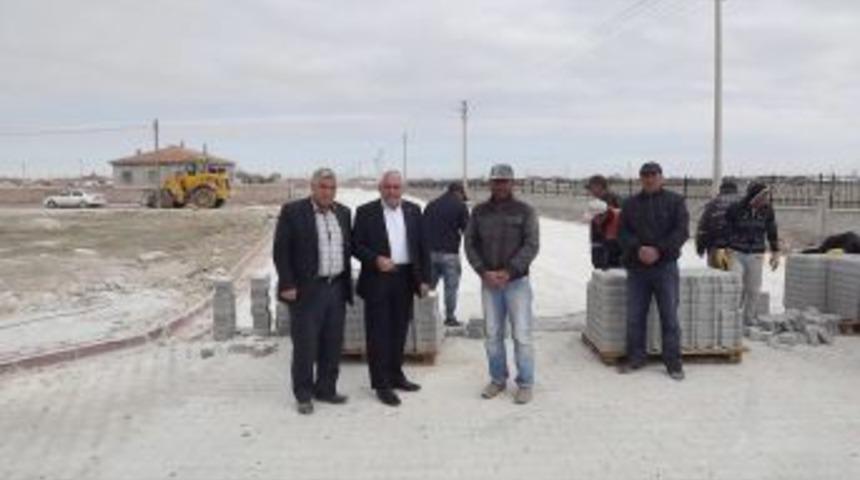 Eskil Belediyesi Kilitli Parke Taş D&ouml;şeme &Ccedil;alışmalarına Başladı