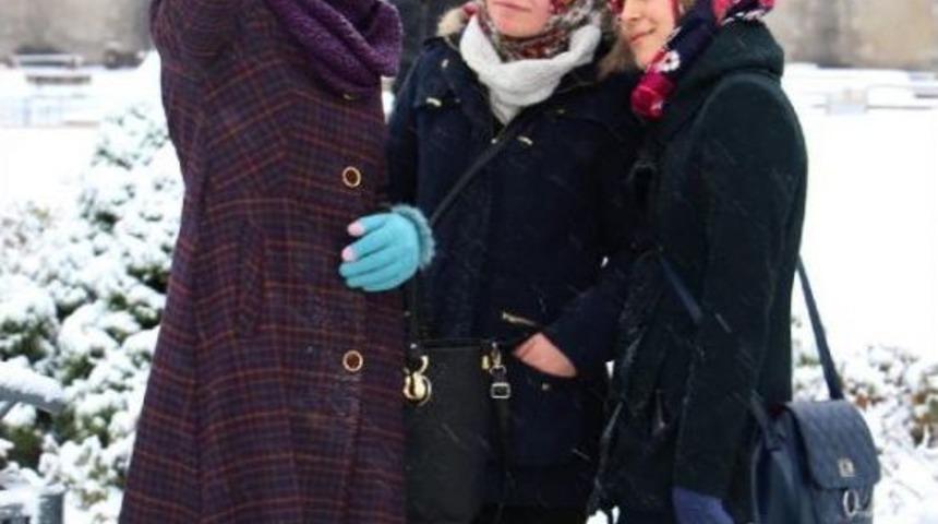 Sivas'ta Kar Yağışı Etkili Oldu