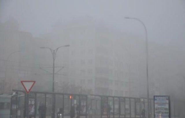 Gaziantep'te, Yoğun Sis Etkili Oldu