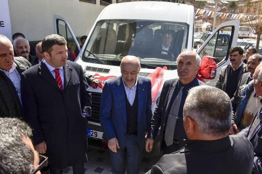 G&uuml;m&uuml;şhane Muhtarlar Derneği Minib&uuml;s&uuml;ne Kavuştu